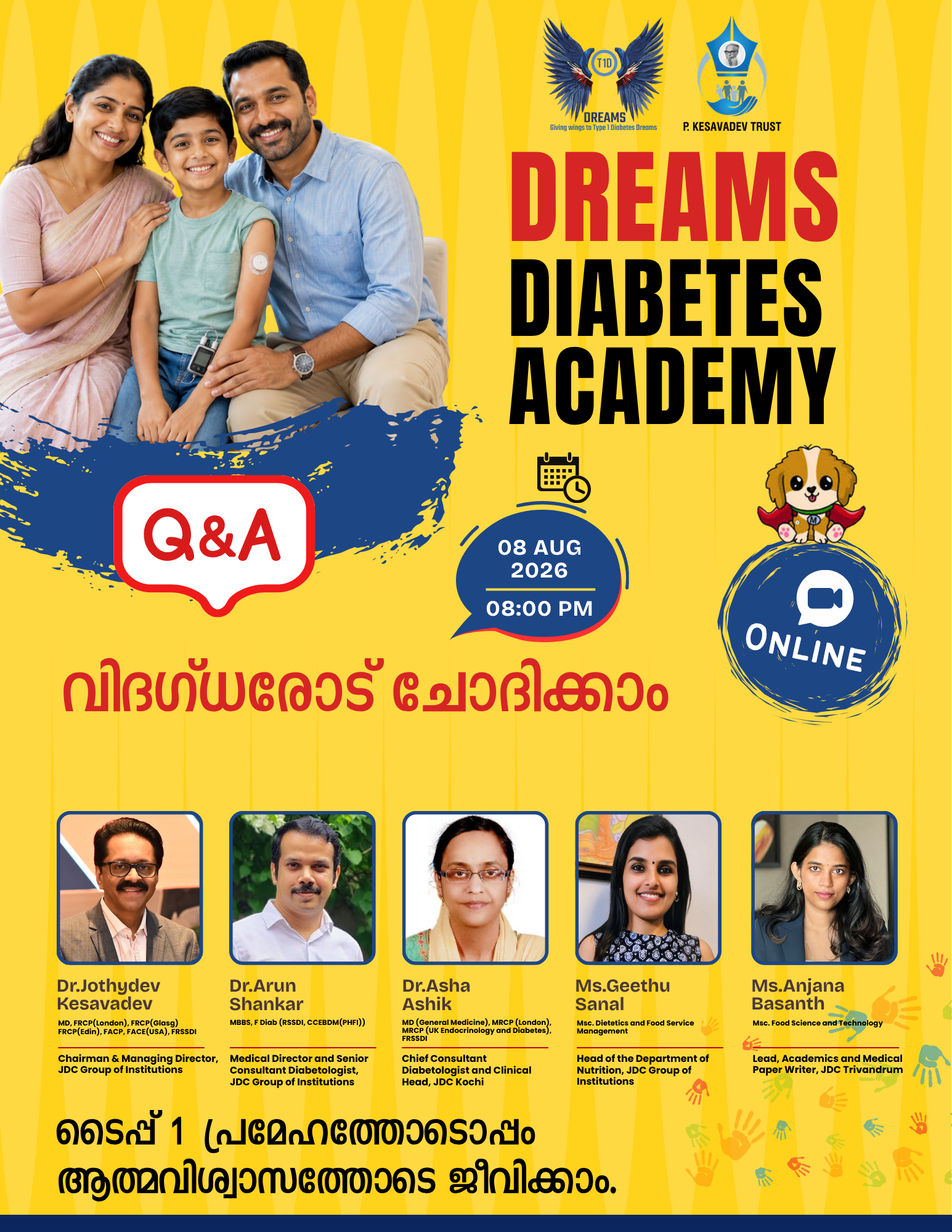 DREAMS Diabetes Academy Conducted Free Online Q&A Session
