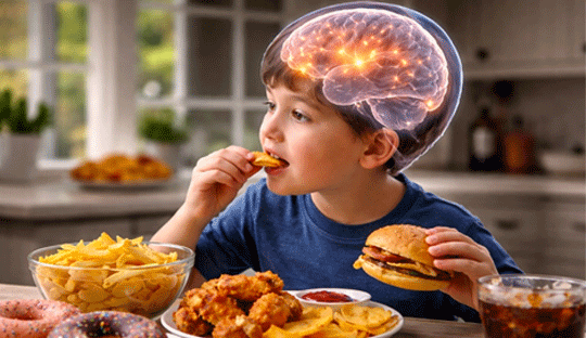 Early Exposure to Unhealthy Foods Leaves Lasting Brain and Feeding Changes