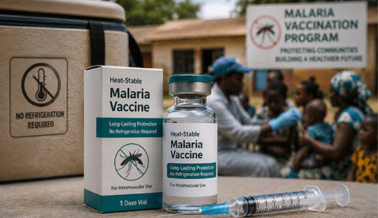 Heat-Stable Malaria Vaccine Shows Promise for Long-Lasting Global Protection