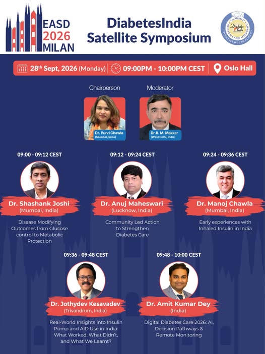 Advancing Diabetes Technology: India’s AID Experience at EASD 2026