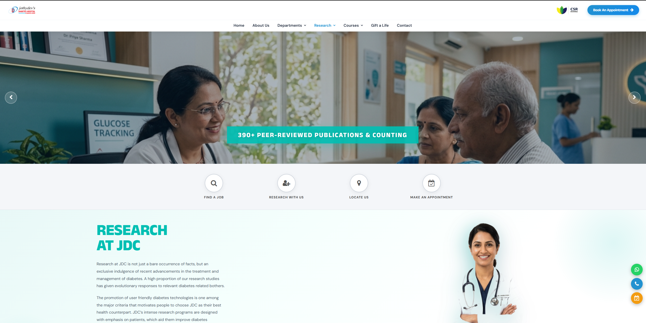 Diabetes research and clinical studies