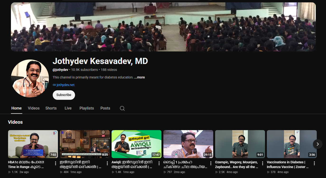 Diabetes education videos from JDC